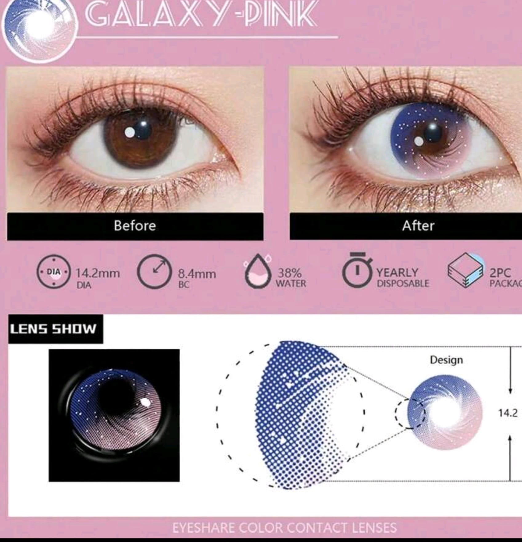 Lentile De Contact Galaxy KISS