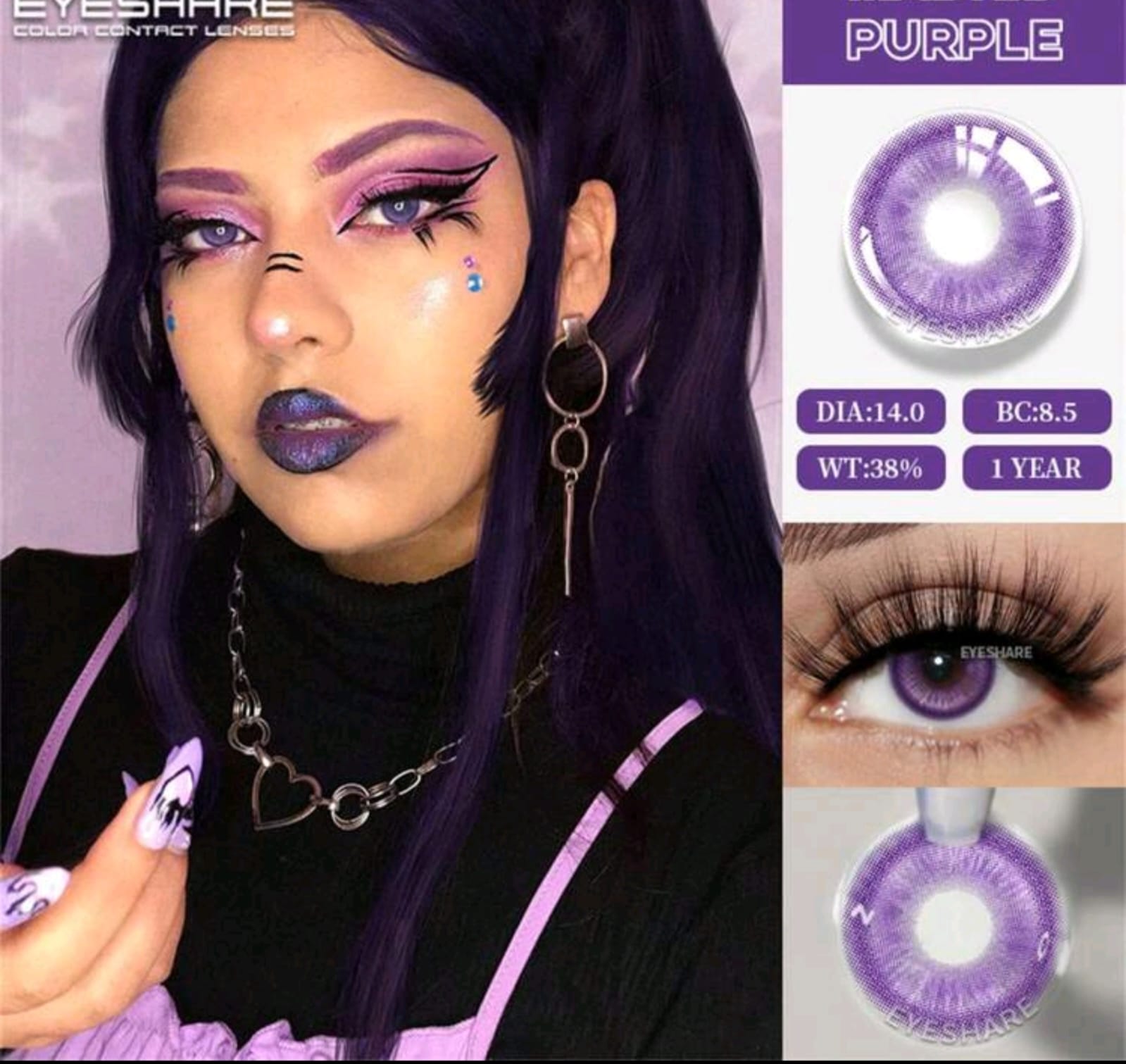 Lentile De Contact Mov Madrid Purple