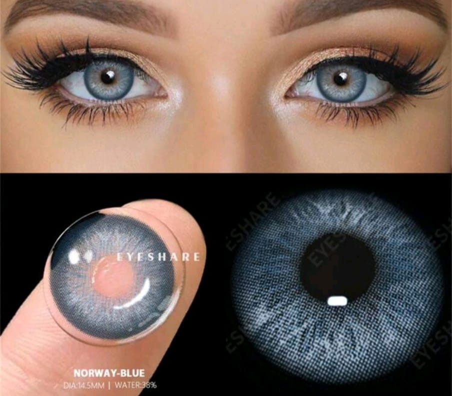 Lentile De Contact Albastru Sky Blue
