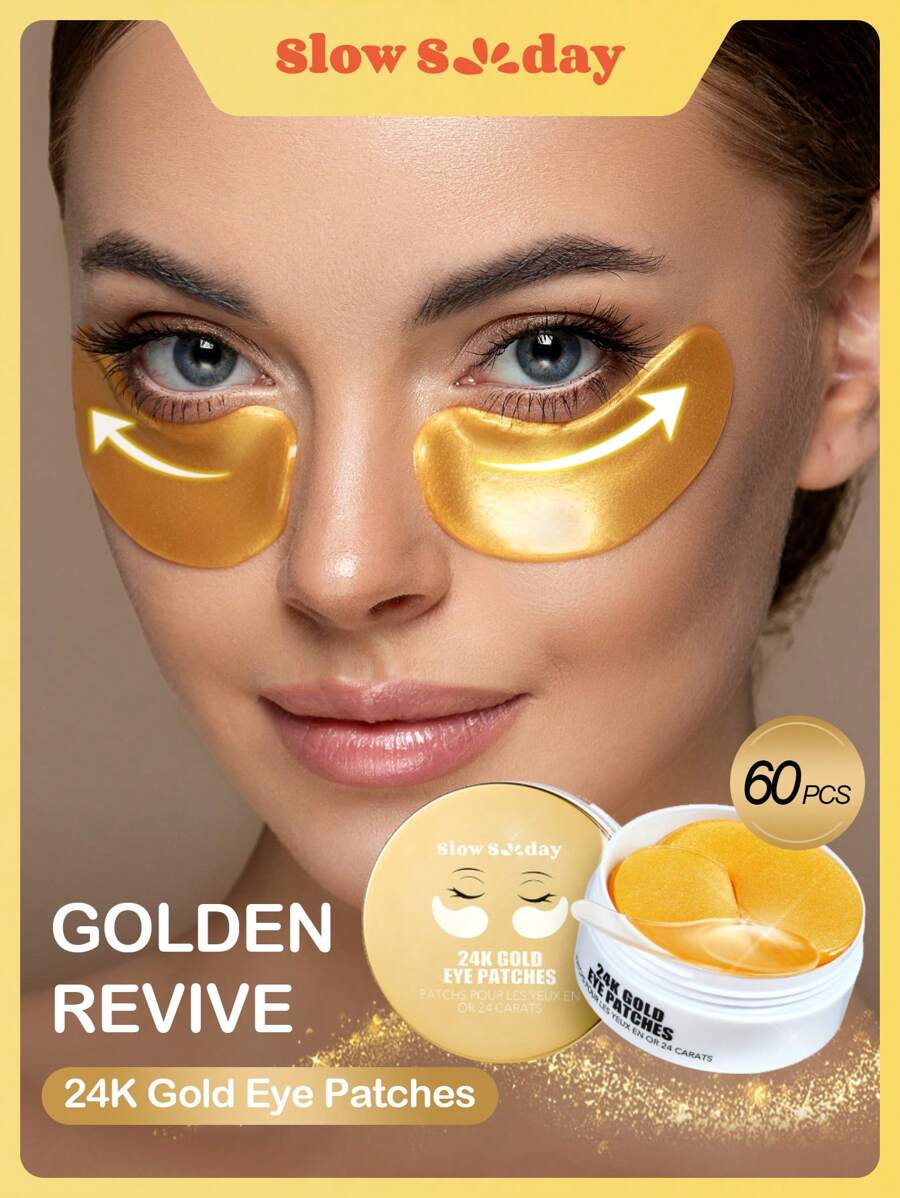 Plasturi Anti-Cearcane si Riduri Cu AUR 24K Colagen si Acid Hialuronic
