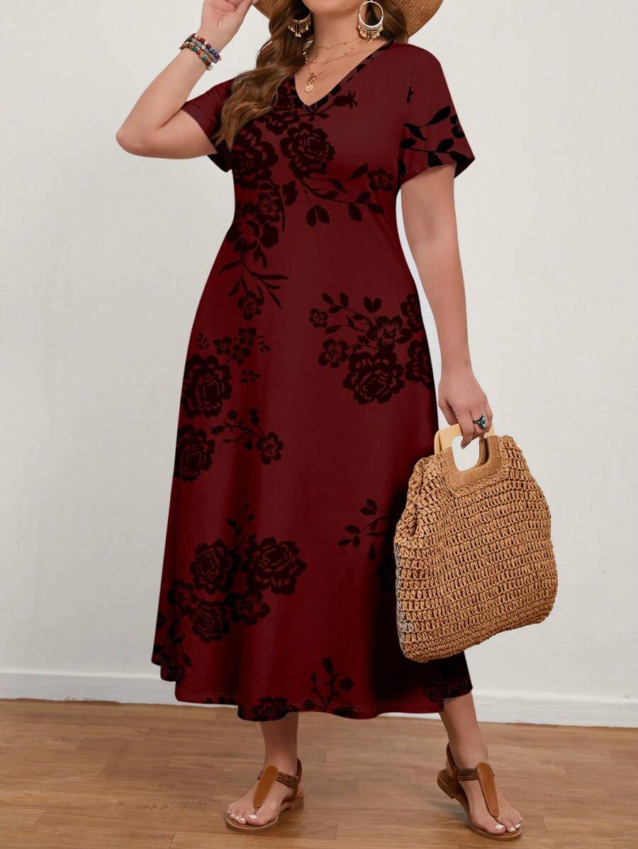 Rochie Cu Trandafiri