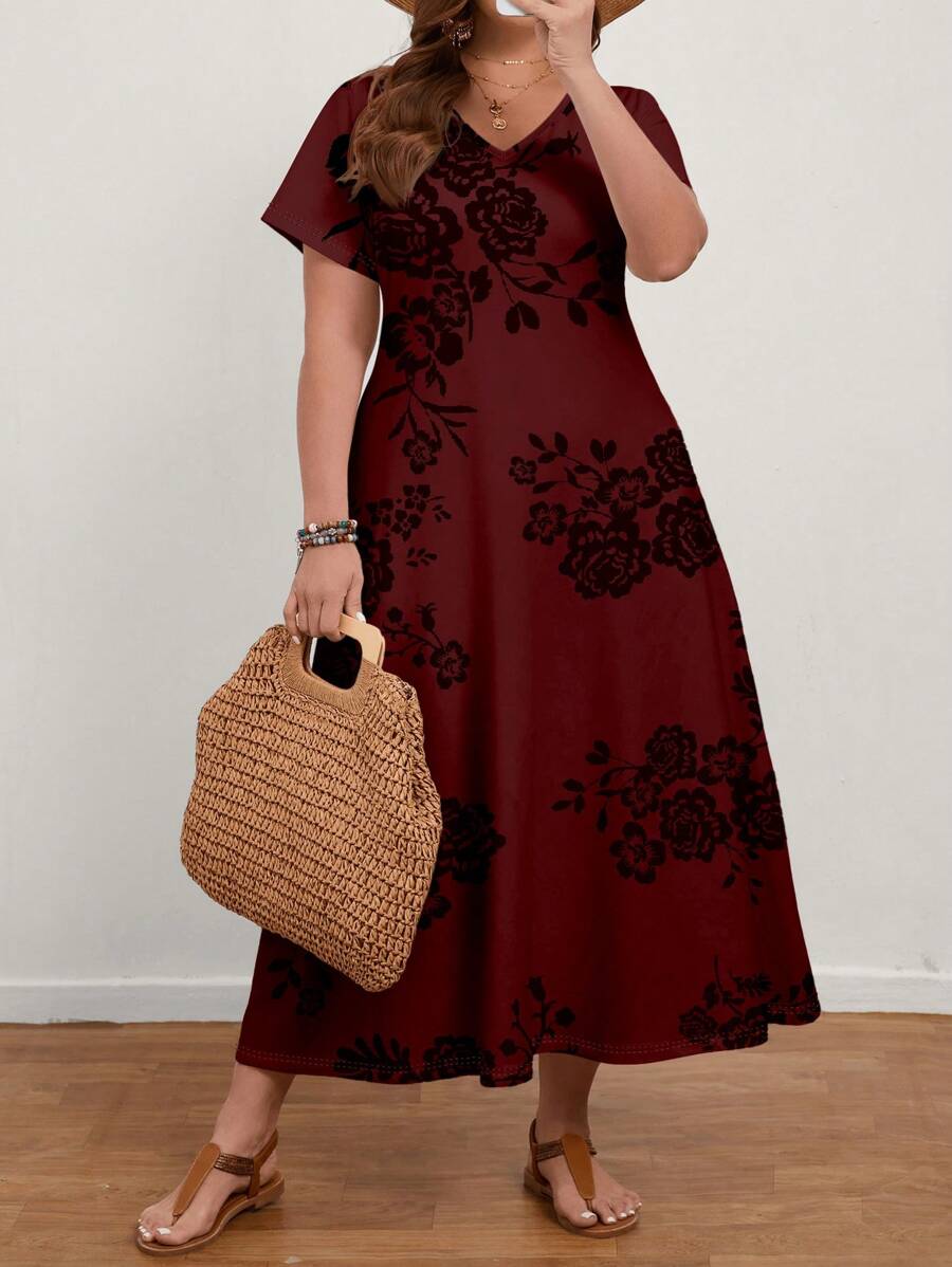 Rochie Cu Trandafiri