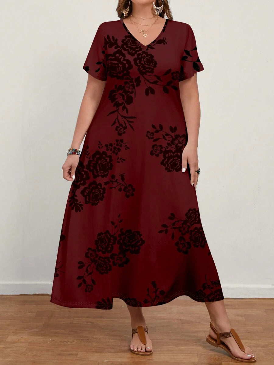 Rochie Cu Trandafiri