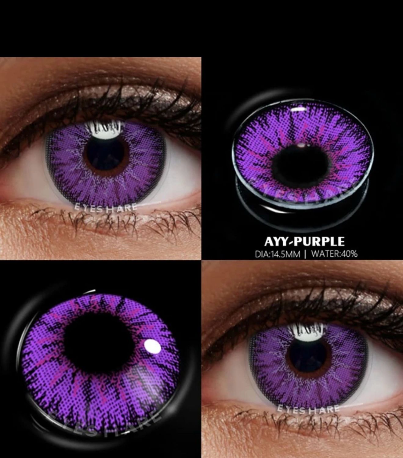 Lentile De Contact Mov Violet Shock